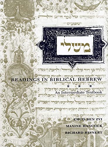 Readings in biblical Hebrew Cover