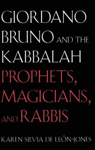 Giordano Bruno and the Kabbalah Cover