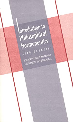 Introduction to Philosophical Hermeneutics (Yale Studies in Hermeneutics) Cover