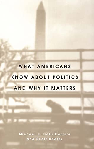 What Americans Know about Politics and Why It Matters Cover