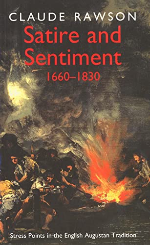 Satire and sentiment, 1660-1830 Cover