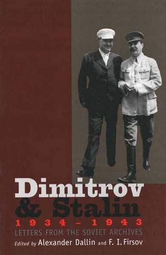 Dimitrov and Stalin, 1934-1943 Cover
