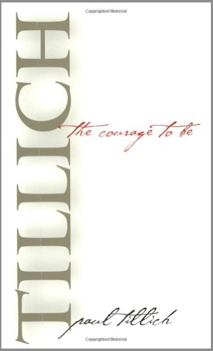 The courage to be Cover