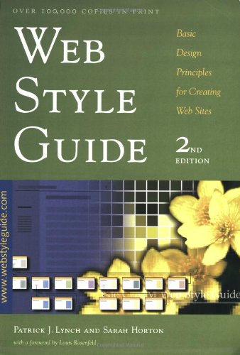 Web style guide Cover
