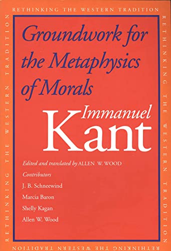 Groundwork for the Metaphysics of Morals Cover
