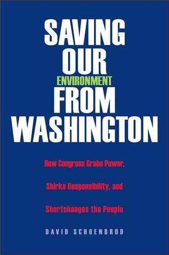 Saving Our Environment from Washington Cover