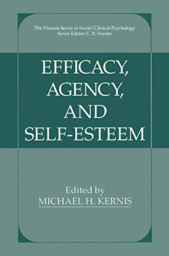 Efficacy, agency, and self-esteem Cover