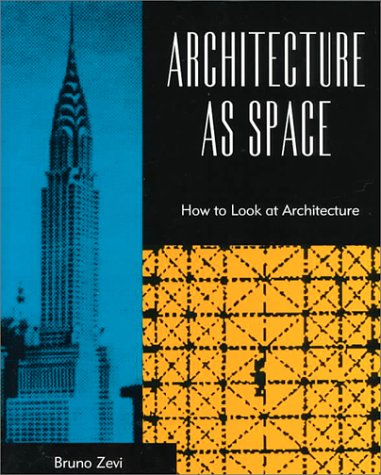 Architecture as space Cover