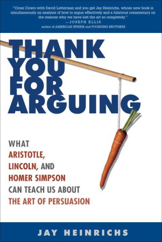 Thank You for Arguing Cover