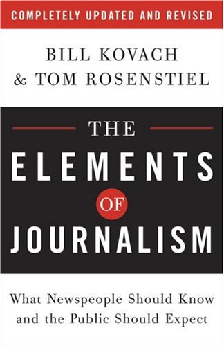 The Elements of Journalism Cover
