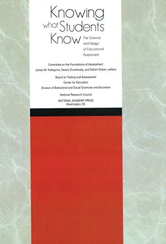 Knowing what students know Cover