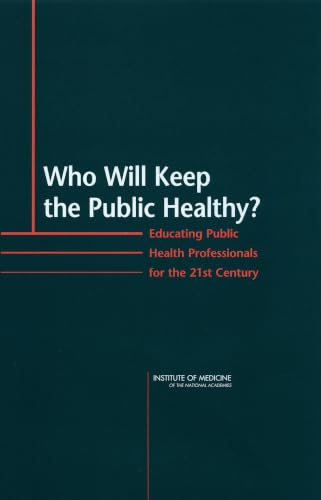Who will keep the public healthy? Cover