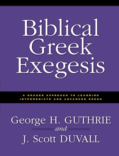 Biblical Greek exegesis Cover