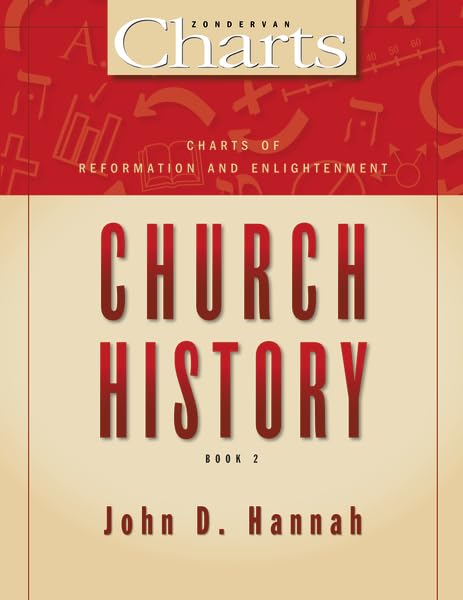 Charts of Reformation and Enlightenment Church History (ZondervanCharts) Cover