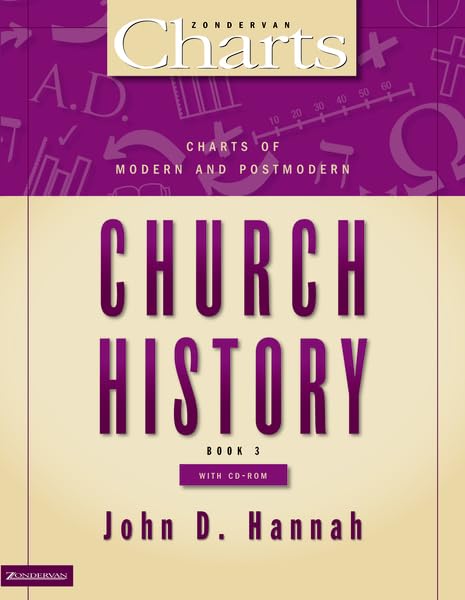 Charts of Modern and Postmodern Church History (ZondervanCharts) Cover
