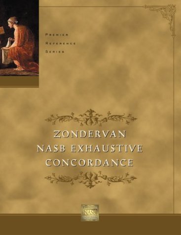 Zondervan NASB exhaustive concordance. Cover