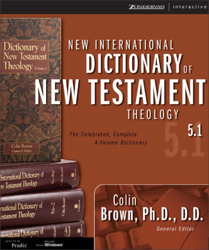 New International Dictionary of New Testament Theology 5.1 for Windows Cover