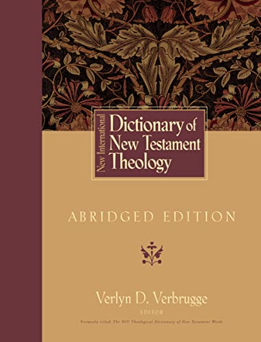 New International Dictionary of New Testament Theology Cover