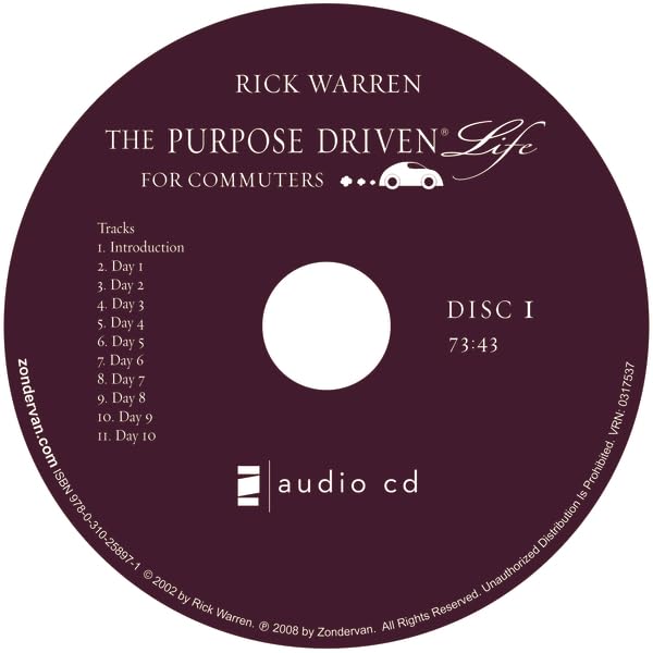 Purpose Driven® Life - for Commuters Cover