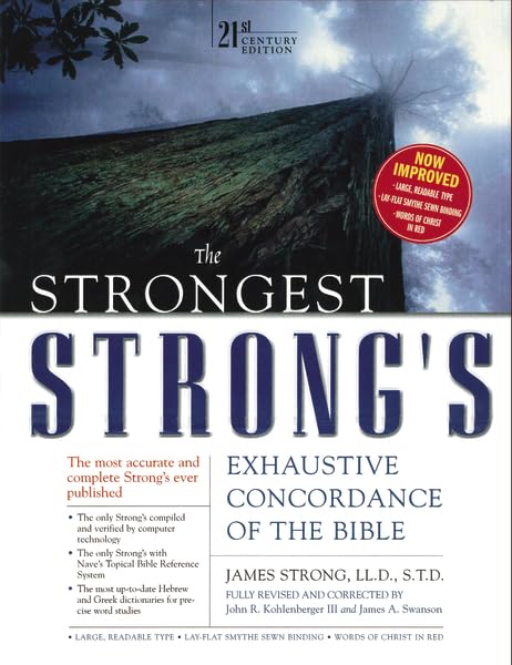The Strongest Strong's Exhaustive Concordance, Value Price Cover