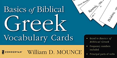 Basics of Biblical Greek Vocabulary Cards (Zondervan Vocabulary Builder Series, The) Cover