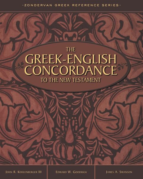 The Greek English concordance to the New Testament Cover