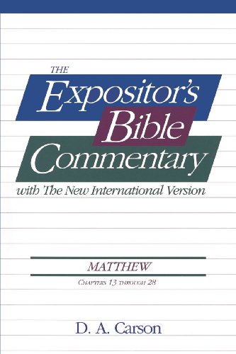 Matthew, Vol.2 (Ch. 13-28), The Expositor's Bible Commentary Cover