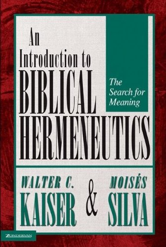 An introduction to biblical hermeneutics Cover