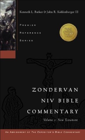Zondervan NIV Bible commentary Cover