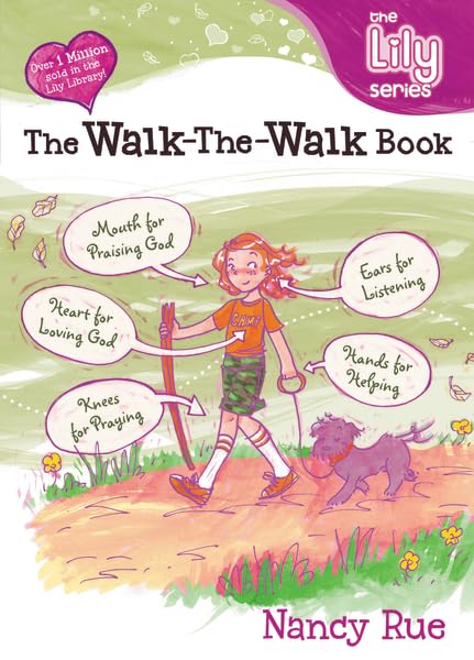 The Walk-the-Walk Book (Young Women of Faith Library) Cover