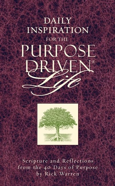 Daily inspiration for the purpose-driven life Cover