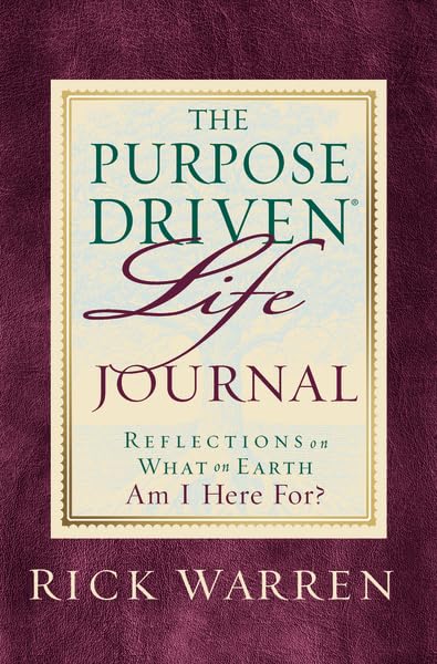 The Purpose-Driven Life Journal Cover