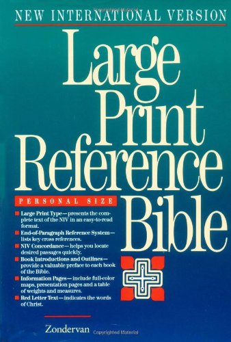 NIV Large Print Reference Bible Cover