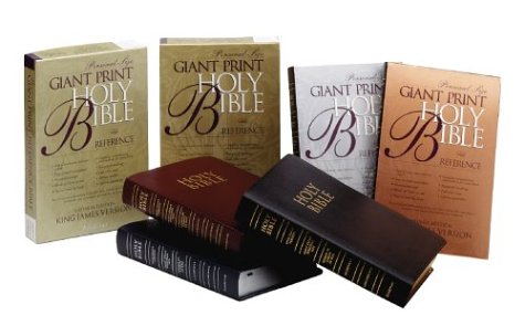 KJV Giant Print Reference Bible, Personal Size Bronze Edition Cover
