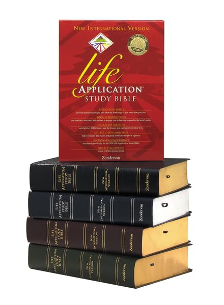 NIV Life Application Study Bible, Large Print, Indexed Cover