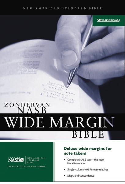 Zondervan NASB Wide Margin Bible Cover