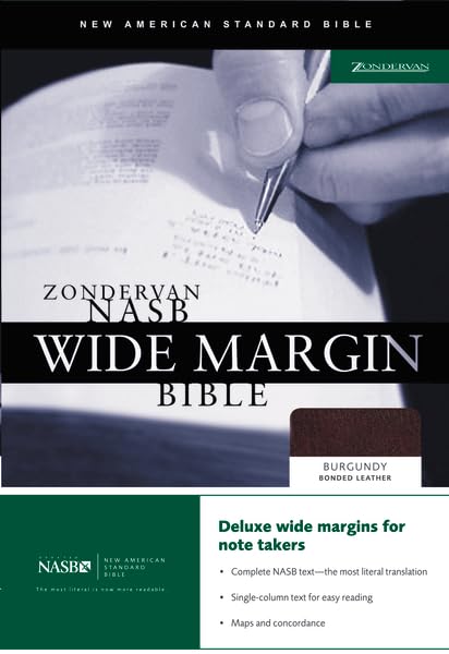 Zondervan NASB Wide Margin Bible Cover