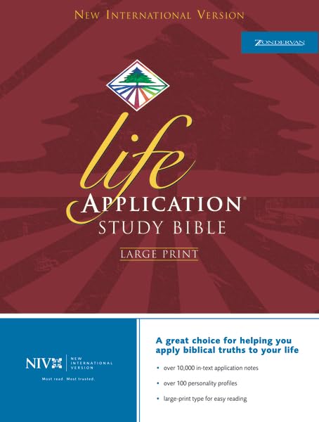 NIV Life Application Study Bible, Large Print Cover