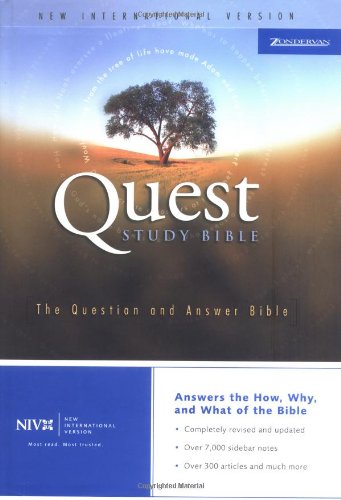 NIV Quest Study Bible, Revised Poster