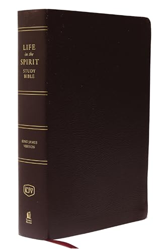KJV Life in the Spirit Study Bible, Indexed Cover