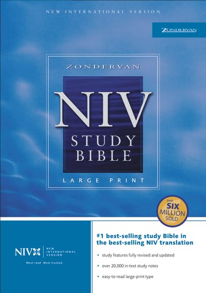 Zondervan NIV Study Bible, Large Print Cover