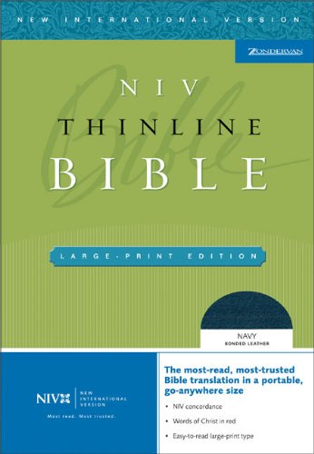 NIV Thinline Large Print Bible Cover