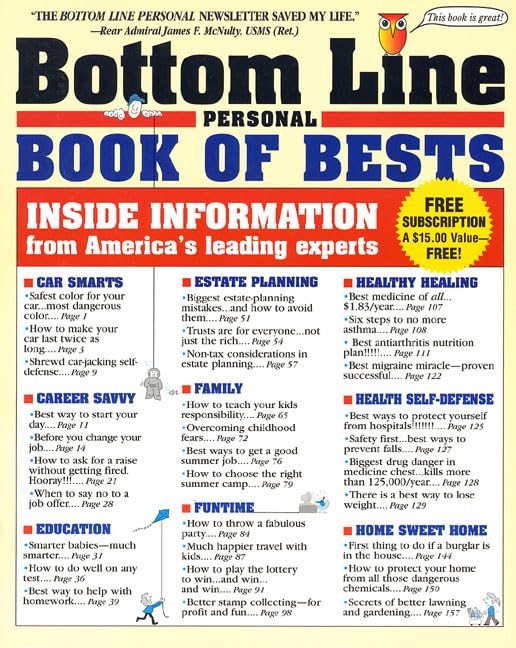 Bottom line personal book of bests Cover