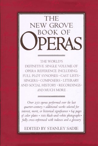 The New grove book of operas Cover