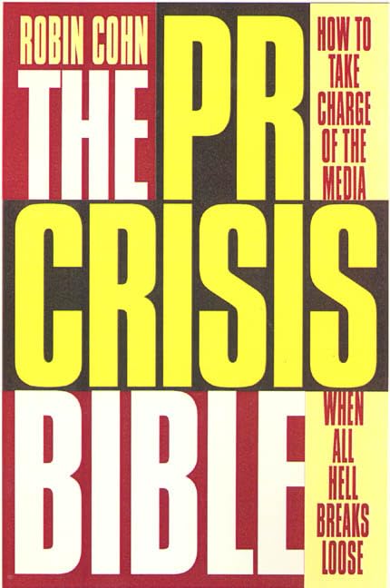 The PR crisis bible Cover