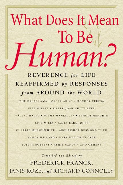 What Does It Mean to Be Human? Cover