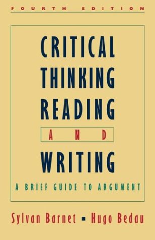 Critical thinking, reading, and writing Cover