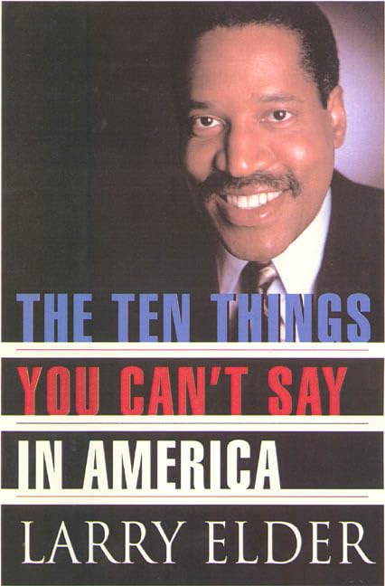 The ten things you can't say in America Cover