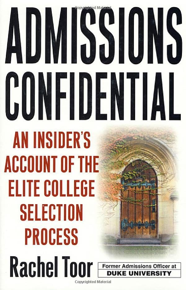 Admissions Confidential Cover