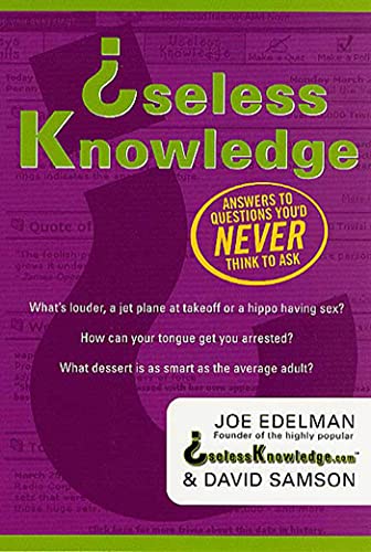 Useless knowledge Cover